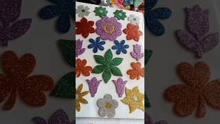 flower shape Glitter sticker 😉😉 #viral #trending #ytshorts #shortvideo