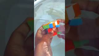 Rubik's Cube Solve Underwater🌊in 1 minute #Shorts