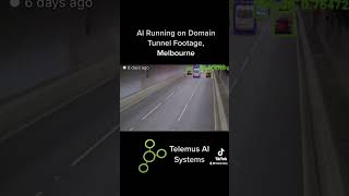 AI Running on Domain Tunnel Footage, Melbourne #ai #compsci #deeplearning