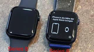 Apple Watch Series 8 | UNBOXING | optischer Vergleich Series 6