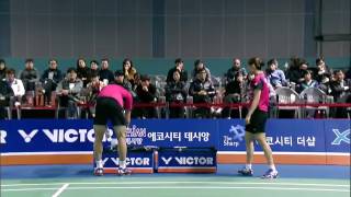 Jeonju Victor Korea Masters 2015   Badminton SF XD   Kim Shin vs Shin Chae   YouTube