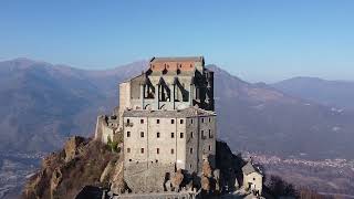 La Sacra di San Michele vista dal drone