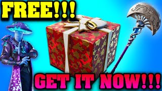 ⛏Crescent Shroom Pickaxe GET IT NOW!!! 🎁FREE!!! ❄️Winterfest Final Present!!!