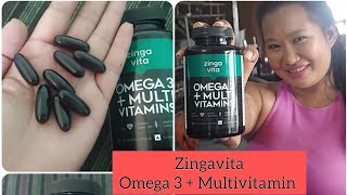 Zingavita Omega 3 + Multivitamins Capsule || #omega3 || #multivitamin