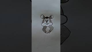 Mickey mouse 🐀 drawing 😅#shorts drawing #viral drawing