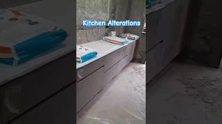 Alteration Kitchen #modulerkitchen #aajkiraat #shorts #trending #firstvlog