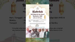 Haul ke-133 Al Habib Ali bin Ahmad bin Zein Al ‘Aidid