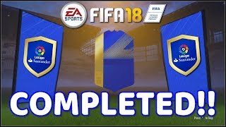 FIFA 18 : La Liga TOTS SBC Completed!!