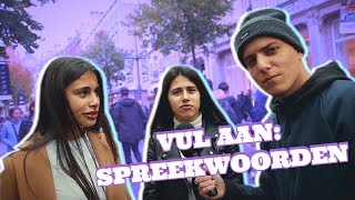 VUL AAN: SPREEKWOORDEN