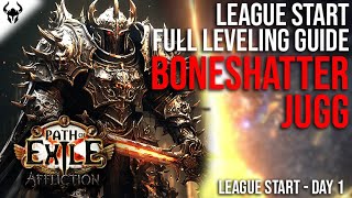 BONESHATTER! League Starter Act1 to 10 Leveling Guide | PoE Updated to 3.25 (Not As Good)