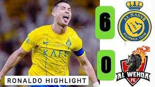 🚨 Ronaldo and Sadio Mane HighLight vs Al Wehda (6-0): Ronaldo Hat trick, miss and Sadio Mane goal