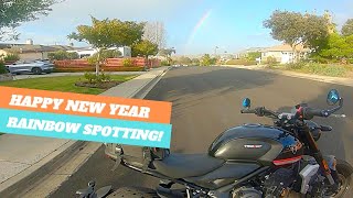 2023 Happy New Year - Rainbow Spotted in LA!