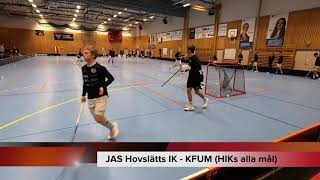 JAS HIKs alla mål mot KFUM (Innebandy/Floorball)