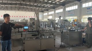 Automatic Vacuum Glass Bottle / Jar Capping Machine