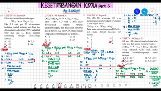 PEMBAHASAN SOAL-SOAL UTBK (KESETIMBANGAN KIMIA part 3)