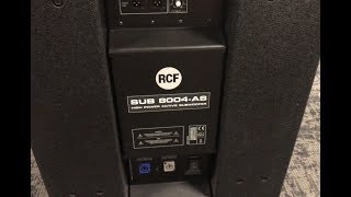 RCF SUB 8004-AS Overview (Authorized Dealers)