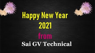 Sai GV Technical Wishes you a Safe New Year 2021 😍💐 #Shorts