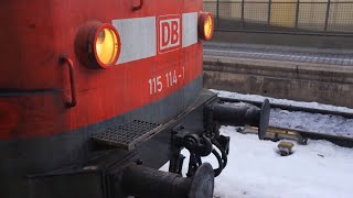 Bahnverkehr in Augsburg - IC 2206 mit 103 245-7, 110 410-8 & 115 114-1