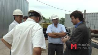 Lucas Ghi y Hernán Sabbatella recorrieron la obra de PROCREAR - Morón Municipio