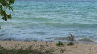 Lake Huron waves.