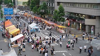 【ライブカメラ】祇園祭 宵々山 2022年7月15日（金） 新風館前【終了しました】