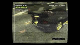 NFS MW - Free Roam Photo Ticket 404km/h