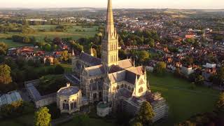 4K Salisbury Cathedral Cinematic Drone Video - Mavic Mini 2