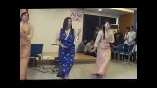 Stratford's Nepali students performing " Saa Karnali" in Nepal day