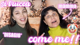 MIA MAMMA SI TRUCCA COME ME 🤯CON IL MIO BEAUTY *DISAGIO* | MelissaTani