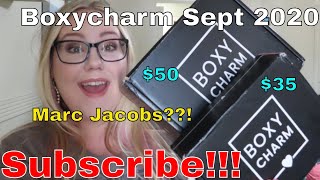 Boxycharm VS Boxycharm LUXE | September 2020 MARC JACOBS???!