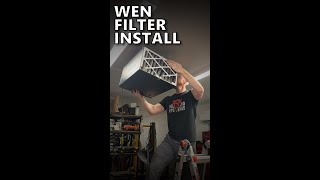 WEN Air Filtration System Install | Breath CLEAN Air | #shorts