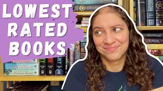 Lowest Rated Books || My least favorite reads