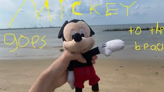 Mickey goes to the beach 🏖 ( meet Mickey Mouse ) 🐭