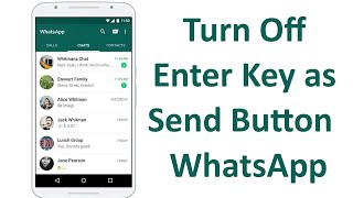 How to Turn Off "Enter to Send" in WhatsApp! Easy Guide