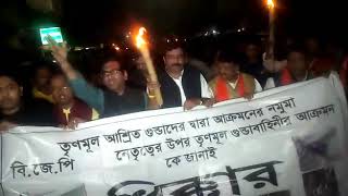 Torch March at cooghbehar by BJP(9)