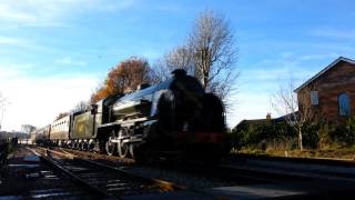 Bluebell Railway - S15 No.847 at East Grinstead on 11th December 2013