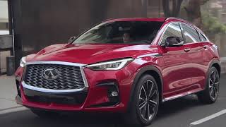 AllNew 2022 INFINITI QX55 Crossover Coupe with a bold powerful stance