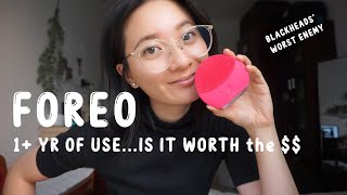 Foreo Review 1 year of use, Foreo Luna Mini 2, Best Japanese face wash, how to rid blackheads