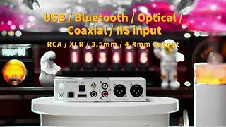 Douk Audio U8 HiFi Daul ES9038Q2M Bluetooth 5.0 Full Balanced Decoder XMOS USB DAC Amp DSD512 LDAC