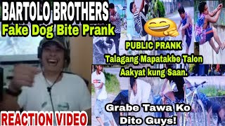 BARTOLO BROTHERS| Fake Dog Bite Prank| Talagang Mapatakbo  Aakyat Kung Saan| Grabe Tawa Ko Dito Guys