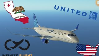 Infinite Flight 22.7 San Diego(SAN)-San Francisco(SFO) United express E175L