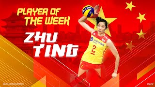 ZHUTING | 朱婷 | KILLER BACK ROW ATTACK