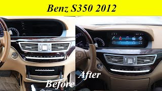 Installation : Benz S-Class S350 2010-2013 year + 10.25inch original screen update