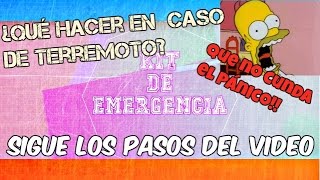 ¿Qué hacer en caso de TERREMOTO? | Don Prevención