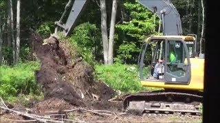 Building a Food Plot   From a Forest!