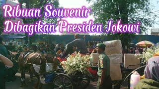 Persiapan Kirab Presiden Jokowi dan Kaesang