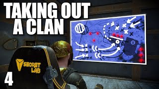 TAKING OUT A CLAN AT LAUNCH SITE ONE BY ONE | Solo Rust