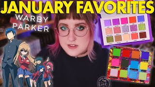 JANUARY FAVORITES  |  new makeup, new glasses, and new anime!