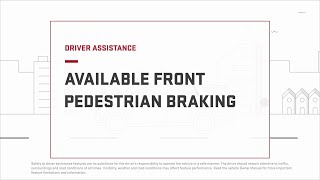 How Front Pedestrian Braking Works | GMC