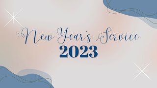 1/1/2023: New Year's Day Service